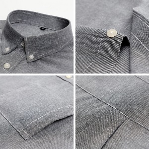 青年牛津紡長袖襯衫定制寬松舒適休閑做工細節 - 副本 青年牛津紡長袖襯衫定制寬松舒適休閑做工細節 - 副本