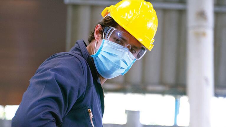 藍(lán)色工作服定制的效果