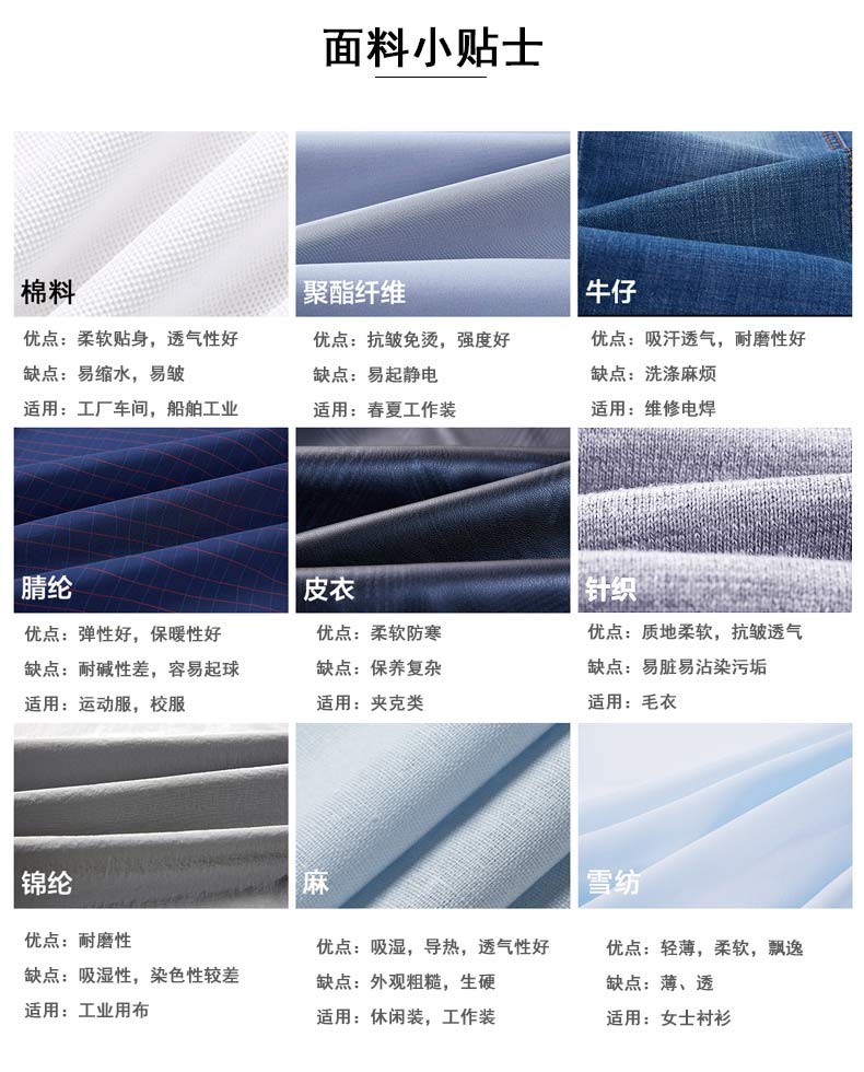 修身長袖襯衫面料優(yōu)缺點對比