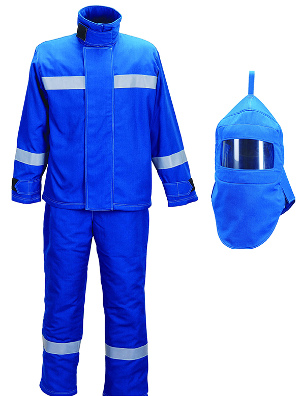 電力反光防電弧工作服定制款式圖片