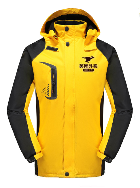 美團外賣防水工作服定制款式圖片
