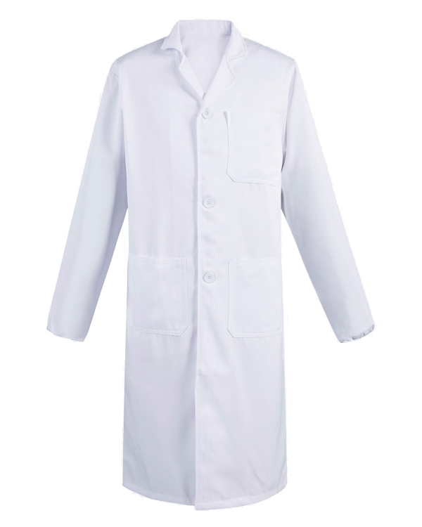藥店醫生長袖白大褂定制款式圖片